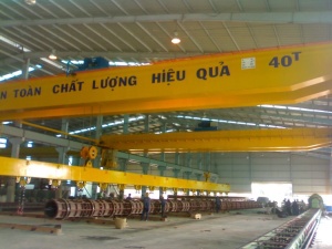 Double crane 40 tons